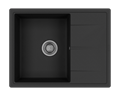 TITAN - 65 см Мойка кухонная кварц.композит. прямоуг.(блок 50) антрацит TIT-65х51-01