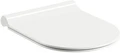 Сиденье для унитаза Uni  Chrome Slim белое X01550