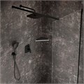 Смеситель скрытого монтажа 10° градусов Free black -TD F 061.20 с переключателем X070156