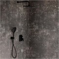 Смеситель скрытого монтажа 10° градусов Free black -TD F 061.20 с переключателем X070156