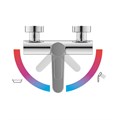Смеситель для ванны PU 022.00/150 150 мм X070115