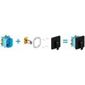 Смеситель настенный без переключателя Flat black FL 066.20 для R-box Vari X070180