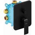 Смеситель настенный с переключателем FL 065.20 для R-box черный X070179