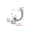 Сточный комплект - CLICK CLACK X01377