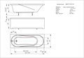 Фронтальная панель к ванне Лугано/Либерти 150см EKR-F0000088
