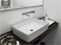 Раковина-чаша Creo Ceramique 500х350х120 накладная, прямоугольная, керамика, белый матовый (PU3500MRMWH) PU3500MRMWH