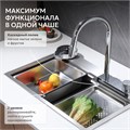 Кухонная мойка ABBER Wasser Kreis AF2194 хром AF2194