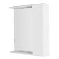 MARINO Шкаф зеркальный подвесной с одной расп. дверцей с доводчиками, LED 2x4W, правост., Bianco Lucido, 700х150х750, MARINO-SPC-700/750-1A-BL-P-R MARINO-SPC-700/750-1A-BL-P-R