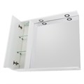 MARINO Шкаф зеркальный подвесной с одной расп. дверцей с доводчиками, LED 2x4W, левост., Bianco Lucido, 800х150х750, MARINO-SPC-800/750-1A-BL-P-L MARINO-SPC-800/750-1A-BL-P-L