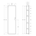 Зеркало-шкаф BelBagno SPC-MAR-450/1600-1A-LED-TCH SPC-MAR-450/1600-1A-LED-TCH