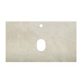 Столешница из керамогранита 800x460 KEP-80-MCO Marmo Crema Opaco KEP-80-MCO