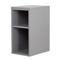 Шкаф подвесной с открытыми полками CEZARES URBAN 55166 Grigio opaco 55166, URBAN