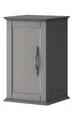 Шкафчик подвесной с одной распашной дверцей, реверсивный CEZARES TIFFANY 55246 Grigio Nuvola 55246, TIFFANY