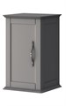 Шкафчик подвесной с одной распашной дверцей, реверсивный CEZARES TIFFANY 55246 Grigio Nuvola 55246, TIFFANY