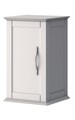 Шкафчик подвесной с одной распашной дверцей, реверсивный CEZARES TIFFANY 54960 Bianco opaco 54960, TIFFANY