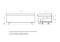 Тумба с одним выкатным ящиком CEZARES SLIDER-1000-1C-PI-RT SLIDER-1000-1C-PI-RT-P