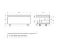 SLIDER Тумба с одним выкатным ящиком, Дуб Тангент, 796x476x300, SLIDER-800-1C-PI-RT-P SLIDER-800-1C-PI-RT-P