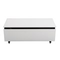 SLIDER Тумба с одним выкатным ящиком, Bianco Opaco, 996x476x300, SLIDER-1000-1C-PI-BO SLIDER-1000-1C-PI-BO