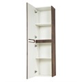ETNA Шкаф подвесной с двумя распашными дверцами с доводчиками, с двумя полками, левосторонний, Rovere Moro, 400x300x1500, ETNA-1500-2A-SC-RW-P-L ETNA-1500-2A-SC-RW-P-L