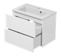 TOY - 60 Тумба подвесная с 2 ящ. узк, белый TOY-09060-0102Я TOY - 60 Тумба подвесная с 2 ящ. узк, белый TOY-09060-0102Я