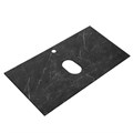 Cтолешница из керамогранита 816x490 SLD-80/48-MNO, Marmo Nero Opaco SLD-80/48-MNO