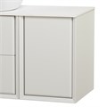 Шкафчик подвесной с одной дверцей, совместимый с базой под раковину CEZARES BELLAGIO 54862 Bianco opaco 54862, BELLAGIO
