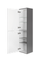 Шкаф подвесной CEZARES ECO-CER-N-1500-2A-SC-GSO-P Темно-Серый матовый, ручки сатин ECO-CER-N-1500-2A-SC-GSO-P;RS156SG.3/96