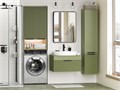ENFIDA - 60 Шкаф подвесной над стир. машиной, зелен. мат.эмаль ENF-08060-081