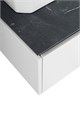 Тумба со столешницей подвесная CEZARES SLIDER 80 Bianco Opaco, столешница SLD-80/48-MNO SLIDER-800-1C-SO-BO;SLD-80/48-MNO
