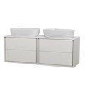 Тумба со столешницей подвесная CEZARES BELLAGIO 140 Bianco Opaco 54714;50179;50187