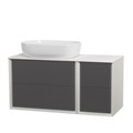 Тумба со столешницей подвесная CEZARES BELLAGIO 106 Grigio nuvola 55301;50179;50186;55302