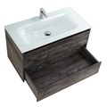 Тумба со стеклянной раковиной подвесная BelBagno KRAFT 80 Pino Pasadena, раковина белая KRAFT-800-2C-SO-PP;BB810/465-LV-VTR-BL