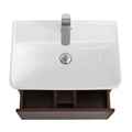 Тумба с раковиной подвесная с одним ящиком BelBagno NEON 50 Rovere Scuro, раковина белая NEON-500-1C-SO-RS;19050