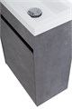 Тумба с раковиной подвесная с дверкой BelBagno PIETRA MINI 40-R Bianco Lucido, раковина белая PIETRA MINI-400-1A-SO-BL-R;BB-400-PM-LVB