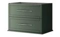 Тумба с раковиной подвесная CEZARES ТИФФАНИ (TIFFANY) 75 Verde opaco, раковина белая 55330;50201