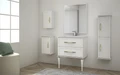 Тумба с раковиной подвесная CEZARES ТИФФАНИ (TIFFANY) 75 Bianco opaco, раковина белая 54948;50169