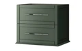 Тумба с раковиной подвесная CEZARES ТИФФАНИ (TIFFANY) 60 Verde opaco, раковина белая 55329;50202