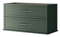 Тумба с раковиной подвесная CEZARES TIFFANY 100 Verde opaco, раковина белая 55331;50200