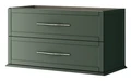 Тумба с раковиной подвесная CEZARES ТИФФАНИ (TIFFANY) 100 Verde opaco, раковина белая 55331;50200