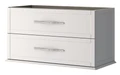 Тумба с раковиной подвесная CEZARES ТИФФАНИ (TIFFANY) 100 Bianco opaco, раковина белая 54951;50200