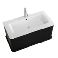 IDRA Тумба подвесная под раковину с выдвижным ящиком, 55807 Nero opaco, 98x50x42 55807