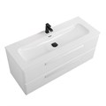 Тумба с раковиной подвесная CEZARES ECO-CER-N 120 Bianco Opaco, раковина белая CZR-8073-120 ECO-CER-N-1200-2C-SO-BO;RS156BL.3/512;CZR-8073-120