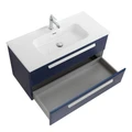 Тумба с раковиной подвесная CEZARES ЭКО (ECO) 100 Sapfiro, раковина белая CZR-8095-100 ECO-CER-N-1000-2C-SO-SPF-P;RS156BL.3/512;CZR-8095-100