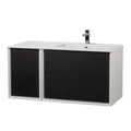 Тумба с раковиной подвесная CEZARES БЕЛЛАДЖО (BELLAGIO) 106 Grafite, правосторонняя 54715;50214;54718