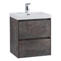Тумба с раковиной подвесная BelBagno PIETRA MINI 50 Stone, раковина белая PIETRA MINI-500-2C-SO-PT;BB-500-PM-LVB