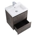 Тумба с раковиной подвесная BelBagno PIETRA MINI 50 Stone, раковина белая PIETRA MINI-500-2C-SO-PT;BB-500-PM-LVB