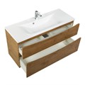 Тумба с раковиной подвесная BelBagno MARINO-H60 110 Rovere Nature, раковина белая MARINO-H60-1100-2C-SO-RN-P;BB1100/450-LV-MR-PR