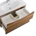 Тумба с раковиной подвесная BelBagno MARINO-CER-MINI 80 Rovere Rustico, раковина белая MARINO-CER-MINI-800-2C-SO-RR-P;BB-8099-3-80