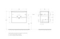 Тумба с раковиной подвесная BelBagno MARINO-CER-MINI 70 Rovere Bianco, раковина белая MARINO-CER-MINI-700-2C-SO-WO-P;BB-8099-3-70