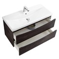Тумба с раковиной подвесная BelBagno MARINO-CER 80 Rovere Nature Grigio, раковина белая MARINO-CER-800-2C-SO-RNG-P